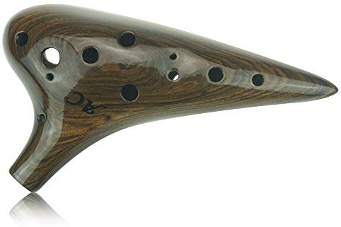 12 Hole Wooden Ocarina Alto C Sandalwood WD12003