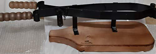 Fermaprosciutto PORTAPROSCIUTTO con Cerniera e Base in Legno Made in Umbria LA CASA di Eva