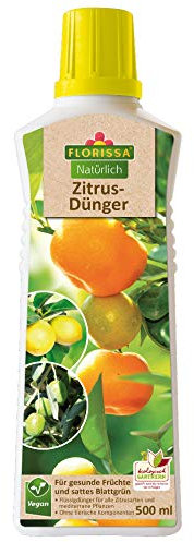 Zitrusdünger für alle Zitrusarten und mediterrane Pflanzen | vegan, aus rein pflanzlichen Rohstoffen | biologisch GÄRTNERN Gütesiegel