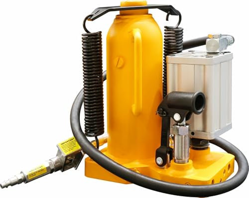 JCB 12-Tonne Air Hydraulic Bottle Jack, 260-500mm Lift Height