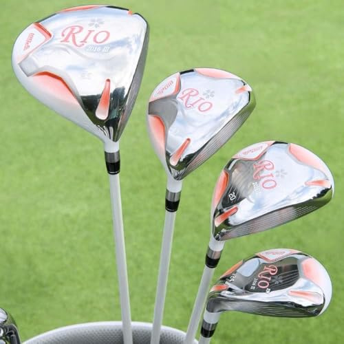 High Rebound #1/3/5/4Hybrid Iron Wood Golf Driver Women's Right Handed Golf Club Wooden Titanium Alloy Golf Training Clubs (#1 Wood)