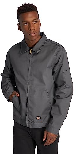 Dickies Unlined Eisenhower Jacket Chaqueta de Trabajo, Hombre, Gris (Charcoal Grey Ch), Large (Tamaño del Fabricante:Large)