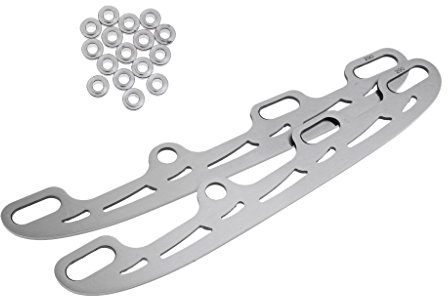 Gazechimp Set De Lames et Rollers pour Patin à Glace Accessoire Patin à roulettes Bricolage - Argent
