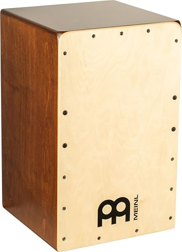 Meinl Percussion Snarecraft Cajon Instrument - Grande Drum Box con 2 Cordiere - Superficie di Suono Betulla del Baltico (SC100AB-B)