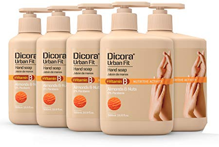 Dicora Urban Fit® Jabón de Manos Vitamina B 500 ml - Pack 5