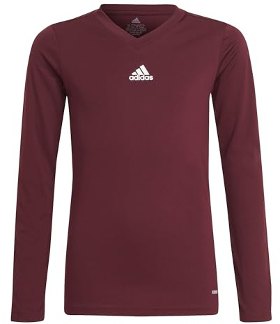 adidas pojkar Team Base Youth Shirt, team maroon, 13-14 Years