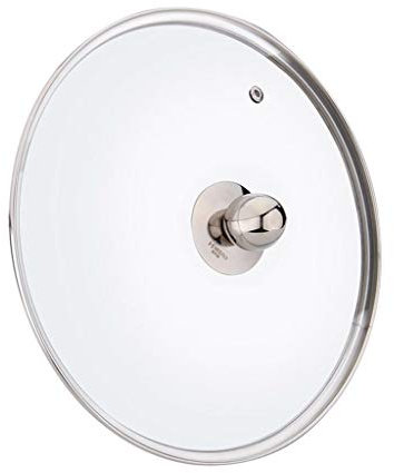 Lock,Glaslock, Grytlock,Pannlock i härdat glas Pannlock Stekpanna Ångkokarlock Hushållstransparent Pannlock Universal Ersättningsgrytlock