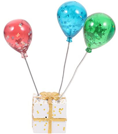 Toyvian Figurine Résine De Ballon pour Décoration De Table pour Salon Chambre à Coucher Et Bureau Créatif Résine De Décoration Romantique Et Originale