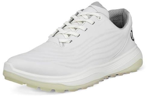 Ecco Zapato de Golf híbrido Impermeable Lt1 para Mujer, White, 38 EU