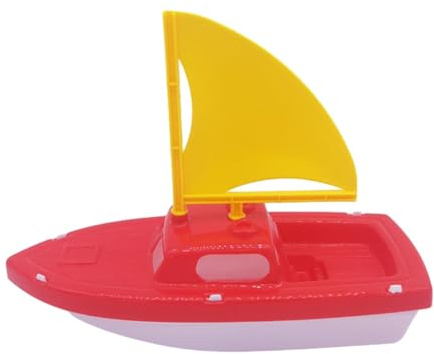 DMAIS Flytande leksaksbåt, flytande leksaksbåt av ABS-material, långvarigt | badkar, segelbåt för förbättrad aktivitet, återanvändbar båtleksak för bebisar,
