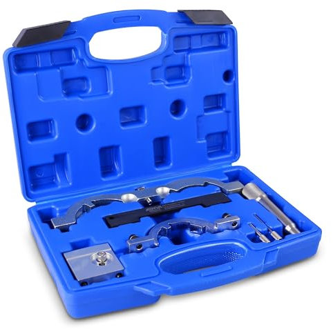 ENVA Motor Einstellwerkzeug Satz für Opel 1.2/1.4 Spezialwerkzeug Set inkl. Einstellwerkzeug für Nockenwelle & Steuerkette Werkzeug Kit für Kurbel- und Nockenwelle Steuerzeiten Einstellwerkzeug