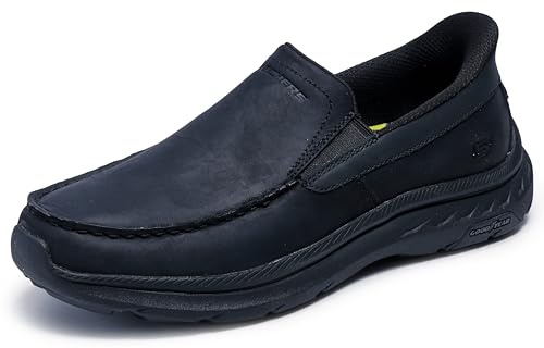 Skechers Men's Pollard - Osgood-BBK-7 Wide
