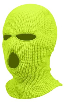 Cagoule Hiver Mode Balaclava Tricoté Intégral 3 Trous Homme Chapeau Tricoté Femme Hiver Vélo Ski Cagoule Unisexe Sports