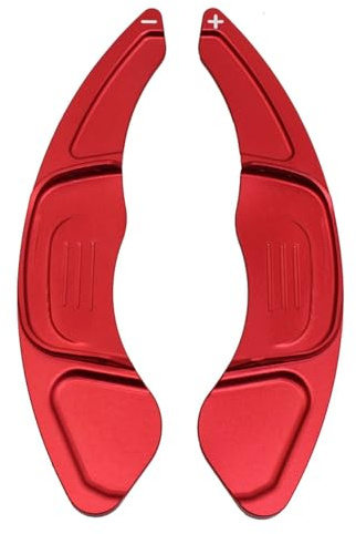 Extensión de Palanca de Cambios de Aluminio for Volante, Compatible con Golf 7 R MK7 Polo GTI Jetta R-Line Scirocco R, Accesorios Adhesivos for Interior de Coche.(Red)
