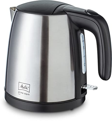 Wasserkocher - MELITTA - Prime Aqua mini, Edelstahl, 1,0 L, 2200 W, handliche Größe, 1018-07