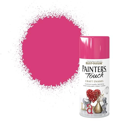 Rust-Oleum 150ml Painter's Touch Craft Enamel Spray Paint - Blossom Pink