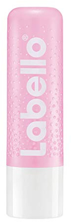 Labello Stick lèvres gommage hydratant (1 x 5,5 ml), exfoliant lèvres aux particules de sucre, soin lèvres nourrissant à l'huile d'églantier & à la vitamine E