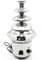 Fontaine à chocolat 4 étages en acier inoxydable 170 W Capacité maximale 1 kg
