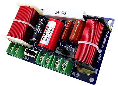 VOANZO MUC27080 - Altoparlante crossover a 2 vie, regolabile, 250 W, 2500 Hz-3000 Hz, 2 vie, per Hi-Fi Center Biblioteca Surround Speaker