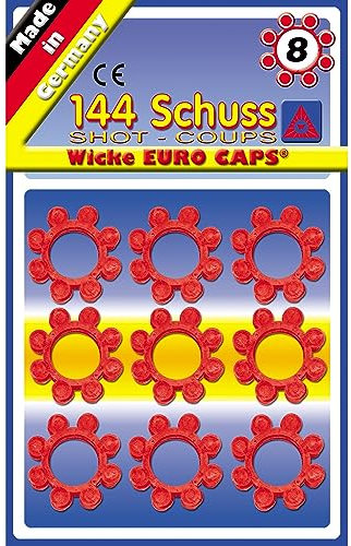 Sohni-Wicke 0235 - Spielzeug-Munition für 8-Schuss Spielzeugpistolen, 144 Schuss, Einheitsgröße