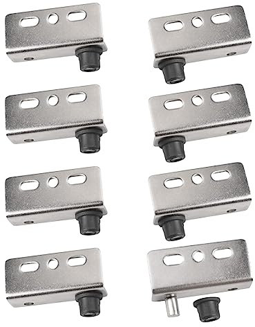 UFURMATE Eisen-Drehscharnier, 4 Sätze Unterdecke Welle Schranktür Drehscharniere Schrank Holz Türscharniere mit Stifttür Scharniere mit Buchse für freischwingende Holztür (vernickelt)