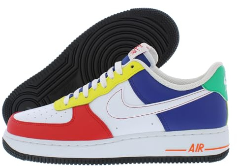 Nike Air Force 1 '07 LV8 Herren-Sneaker, Universität Rot/Weiß, 11