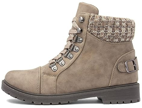 Lilley Miley Womens Taupe Ankle Boot - Size 9 UK - Brown