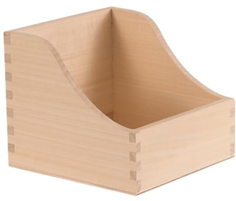 Wooden World - Köksorganisatör i trä för separat förpackade tepåsar, socker-/saltpåsar – decoupagelåda
