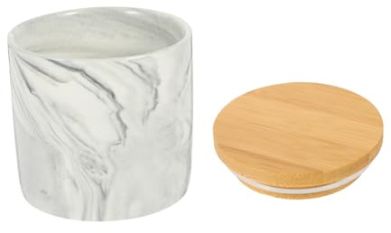 Healifty Contenitore in da Banco con Sigillato in Grigio Vaso per Spezie e Tè Facile da e Resistente