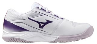 Mizuno Cyclone Speed 5 V1GA2580 35 - Zapatillas de voleibol para mujer, color blanco, White Violet Indigo Camellia Rose, 38 EU
