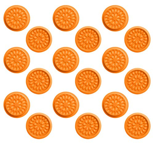 jojofuny Bandeja para Pestañas Postizas Pequeña de PVC Color Amarillo Soporte de Injerto de Pestañas Reutilizable y Resistente al Agua Ligera para Maquillaje Profesional Pack de 100