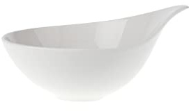 Villeroy & Boch Flow Ciotolina da Dessert, Porcellana Premium, Bianco