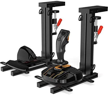 DIWANGUS Hotas Tischhalterung für Thrustmaster T.16000M FCS HOTAS/T Flight HOTAS/Warthog,Keine Installation Joystick Logitech X56/X52/X52 Pro - 2 Stück