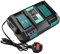 aunstarwei 18V Dual Ports Battery Charger Replacement for DC18RD 14.4V-18V Lithium-Ion Battery BL1415 BL1430 BL1830 BL1840 BL1850 BL1850B BL1860B, Replace DC18RC DC18SF DC18RT