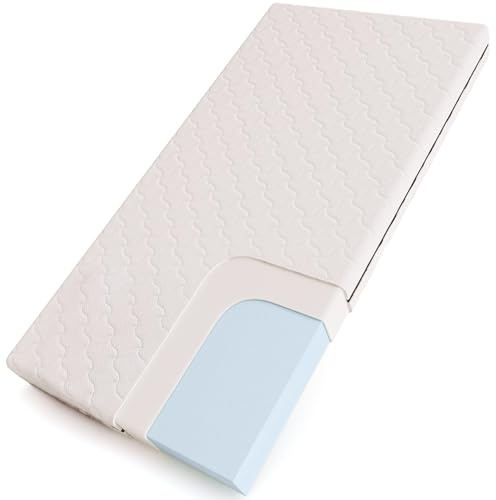 smartwood Colchón 90x150 9 cm Infantil - Colchon Espuma H2 - Certificación Oeko-Tex - Reversible – Funda Transpirable Antialérgica Lavable | Made in UE