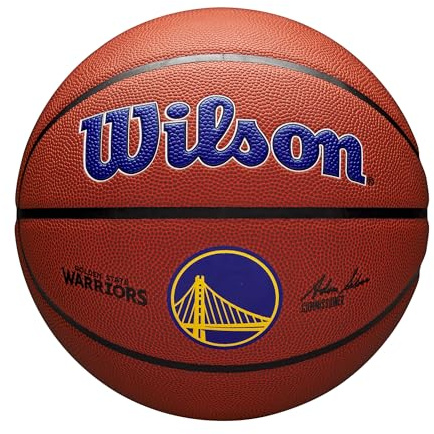 WILSON NBA Team Alliance Basketball - Golden State Warriors, Size 7-29.5