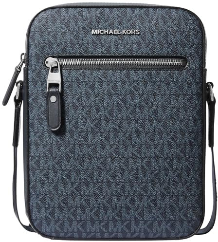 Michael Kors Men's Varick Flight Bag, Admiral/Pale Blue, One Size