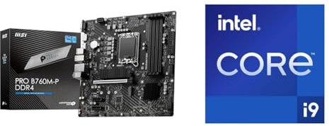 MSI PRO B760M-P DDR4 Motherboard + Intel® Core™ i9-14900KF Desktop Processor 24 cores