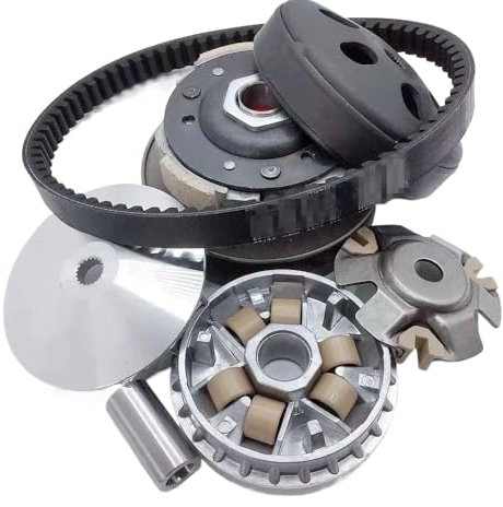 Gruppo frizione ruota motrice puleggia cinghia moto compatibile con WH125T-3 WH125T-5 WH125T-6 WH125LZ Elite 125