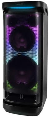 Trevi XFest XF 4400 DJ Speaker Wireless Potente 500W con Mixer Integrato, Altoparlante con Funzione Karaoke, USB, AUX-IN e Funzione TWS, Cassa Audio per Feste ed Eventi