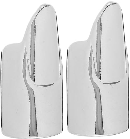 Beaupretty 2 Piezas Anillos Metálicos para Uñas Diseño Punk con Garras Falsas Joyería de Manicura para Mujer Anillos Abiertos para Cosplay y de Moda