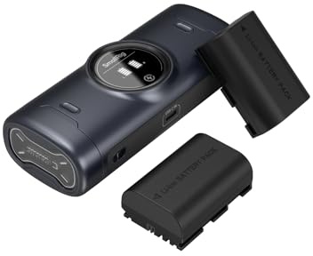 SMALLRIG Camera Battery Kit for LP-E6P, 2520mAh High-Efficiency Dual Charging, for Canon EOS R5 Mark II,R6 Mark II R5,R6,R7,5D Mark II,5D Mark IV,60D,70D,80D,90D,5D Mark III,6D,7D,7DMark II - 5695