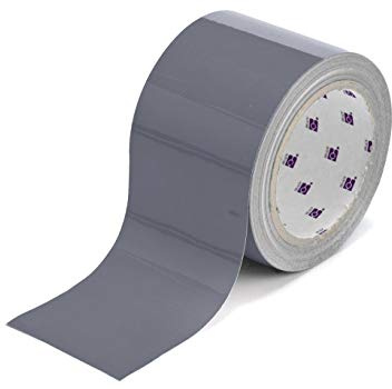 Toughstripe Solid Color Ribbon, 101.60mm x 30.48m, Gray