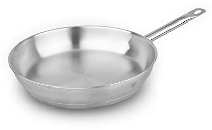 Carl Schmidt Sohn 050016 PRO-X Bratpfanne, 18/10, Induktion, Spülmaschinengeeignet, backofenfest, 24 cm, silber, Edelstahl