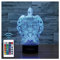 Comiwe Schildkröte (D) 3D Illusion Nachtlicht Lampe Spielzeug,Dekoration LED Nachttischlampe 16 Farben Ändern mit Fernbedienung,Weihnachten Geburtstagsgeschenk Für Mädchen Jungen Kinder Freunde
