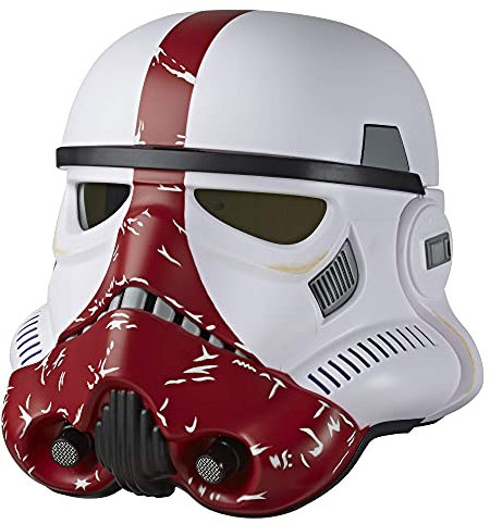 Star Wars The Black Series Incinerator Stormtrooper Premium Electronic Helmet, The Force Unleashed Roleplay Collectible