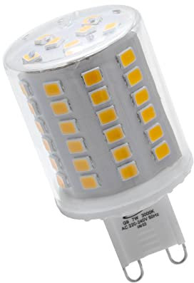 Planetitaly Lampadina LED 7W attacco G9 resa 80W 800 lumen luce a 360 gradi lampada basso consumo 230V (4000K)
