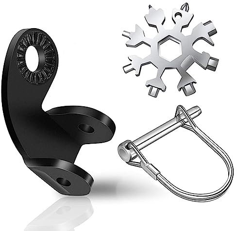Attelage de Remorque de vélo, Vélo Attache Remorque Adaptateur, Connecteur en Attache Remorque de Vélo, Attache Remorque Velo pour Enfant, pour Remorques Enfants,Remorque Chien