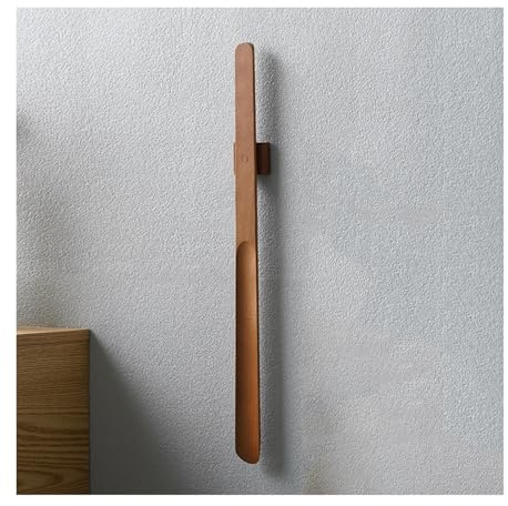 Skohorn 55CM Trä Långt handtag Magnetisk Skohorn Lång Sko Sked Horn for skor Bär Sko Enklare stöd Skohorn Skohorn Långt Handtag för Seniorer (Color : B)
