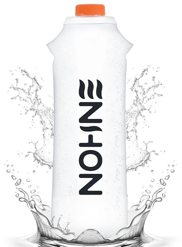 Enhon Wasserbeutel, kompatibel mit Sawyer Squeeze Wasserfilter, langlebiges TPU-Material, Wasserblase, faltbare Design-Wasserflasche, 750 ml, zusammenklappbarer Wasserbehälter für Camping, Wandern,